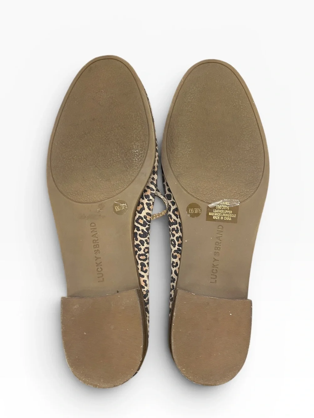 LUCKY BRAND Cahill Leopard Print Loafers Flats Size 8